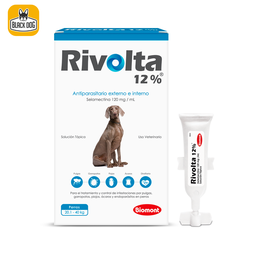[RIVO-12-2] RIVOLTA AZUL 20.1-40KG - 12%X0.25ML (SELAMECTINA 120ML)