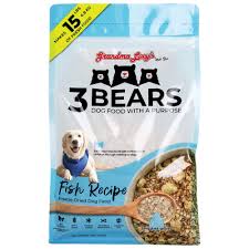 [61019-8] 3 Bears Fish Dog Food - 3lb
