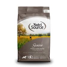 [901101] NUTRISOURCE SENIOR CHICKEN & RICE 4LBS 