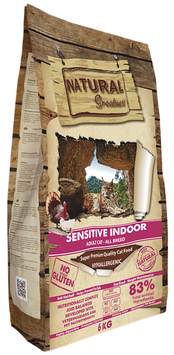 [ASC39SI6B] RECETA CAT SENSITIVE INDOOR ADULT CAT- ALL BREED NG 0.6 KG
