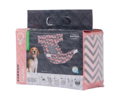 [10173599] CARBON DIAPERS - Female Dog - (M) - 15 pcs