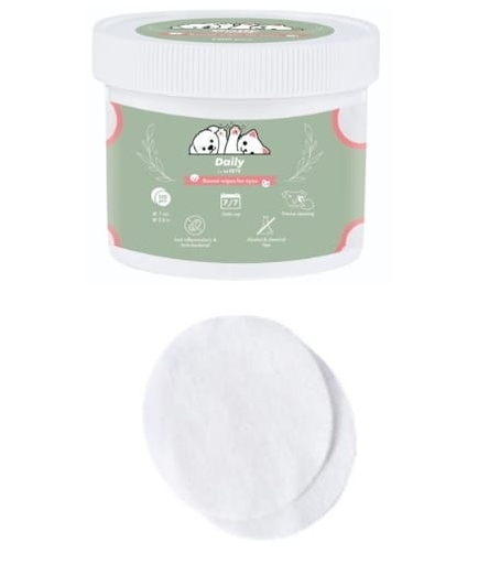 [60103699] DAILY Round wipes for eyes 100 pcs