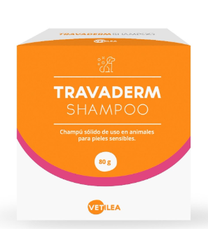 [8436588990112] TRAVADERM SHAMPOO SOLIDO 80GR - VETILEA