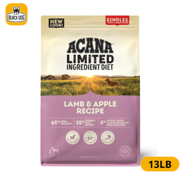[064992713928] ACANA DOG SINGLES LAMB & APPLE 13LB
