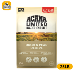 [064992713973] ACANA DOG SINGLES DUCK & PEAR 25LBS