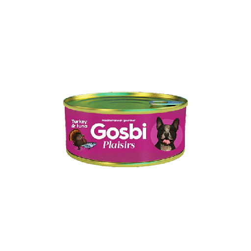 [71354] GOSBI PLAISIRS TURKEY & TUNA 185G