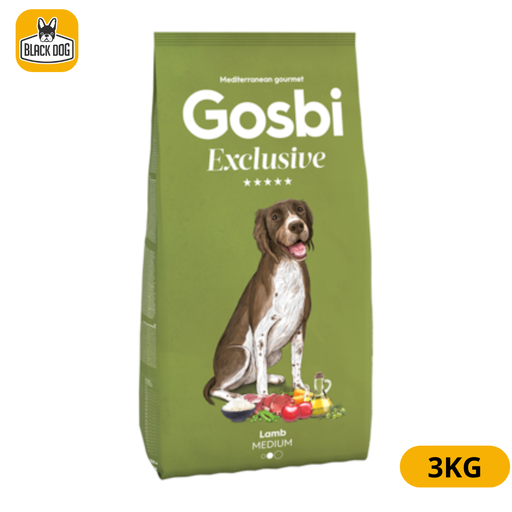 [00943] GOSBI EXCLUSIVE LAMB MEDIUM DOG 3KG
